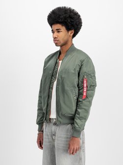 Artikelbild Herren Bomberjacke von Alpha Industries in grau uni