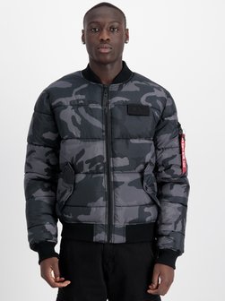 Artikelbild Herren Bomberjacke von Alpha Industries in schwarz gemustert