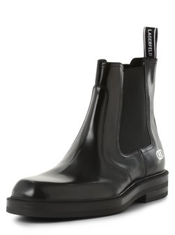 Artikelbild Herren Boots aus Leder von KARL LAGERFELD in schwarz uni