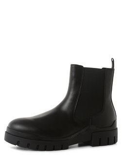 Artikelbild Herren Boots aus Leder von Calvin Klein Jeans in schwarz uni