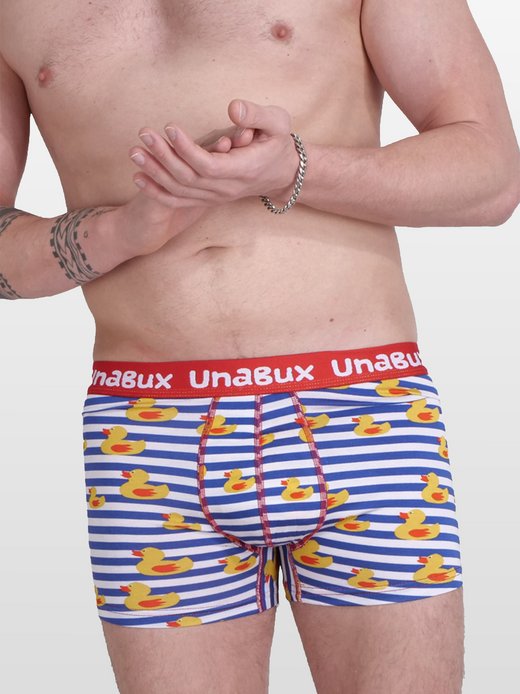 Herren Boxer  -  BLACK WHITE RABBIT