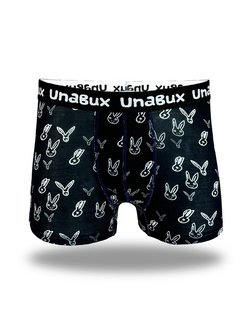 Herren Boxer  -  BLACK WHITE RABBIT