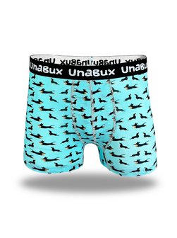 Herren Boxer  -  BLACK WHITE RABBIT