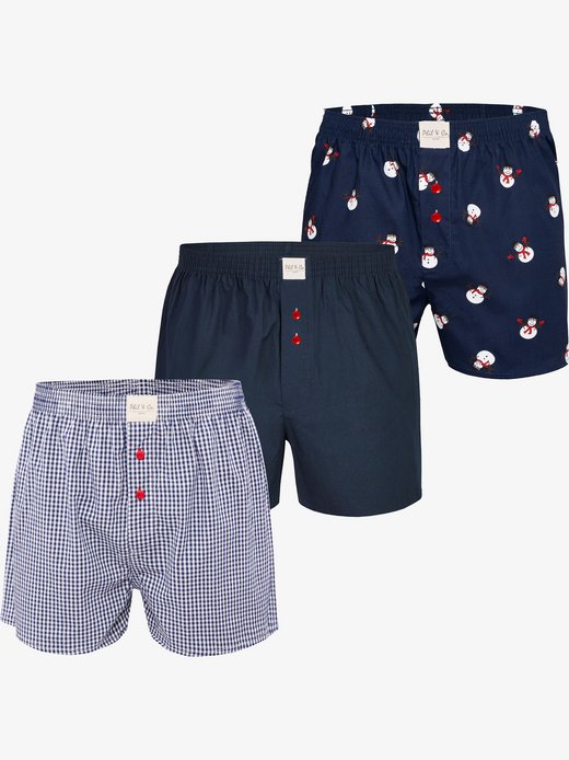 Herren Boxer  -  Chrstimas Boxer 3er Pack