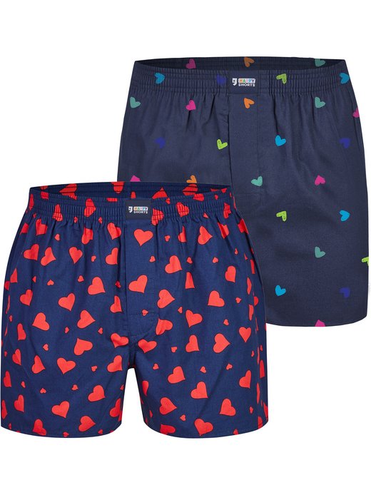 Herren Boxer  -  Hearts Mix