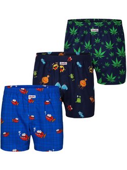 Herren Boxer  -  Motiv Print Mix