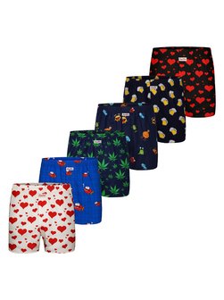 Herren Boxer  -  Motiv Print Mix