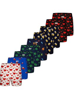 Herren Boxer  -  Motiv Print Mix