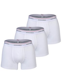 Artikelbild Herren Boxershort 3er Pack von Dsquared in weiß uni