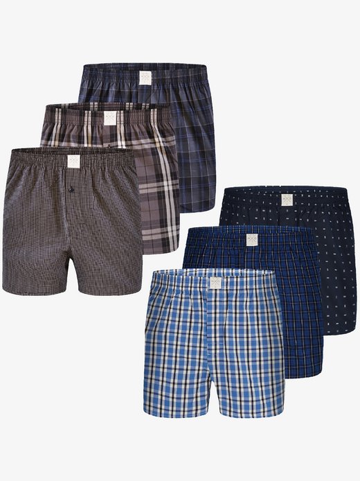 Herren Boxershorts  -  Classics 6-Pack
