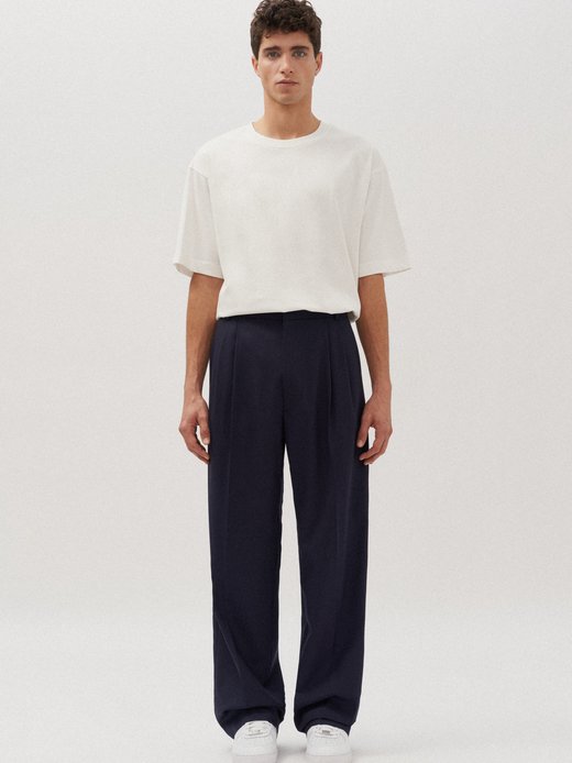 Herren Bundfaltenhose - Unisex - Oversized Fit