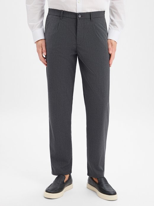 Herren Bundfaltenhose