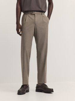Herren Bundfaltenhose