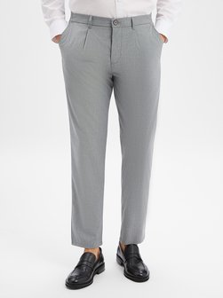 Herren Bundfaltenhose