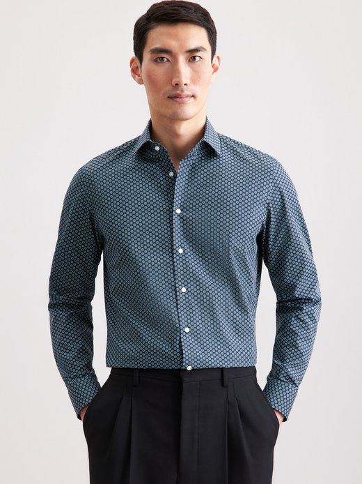 Herren Business Hemd - Druck