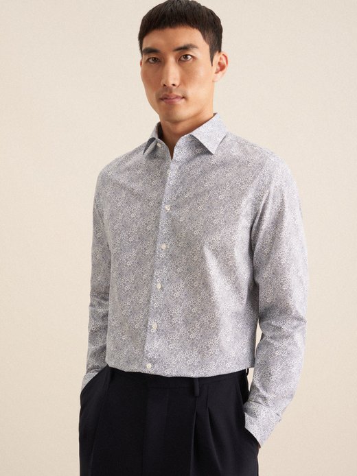Herren Business Hemd - Floral