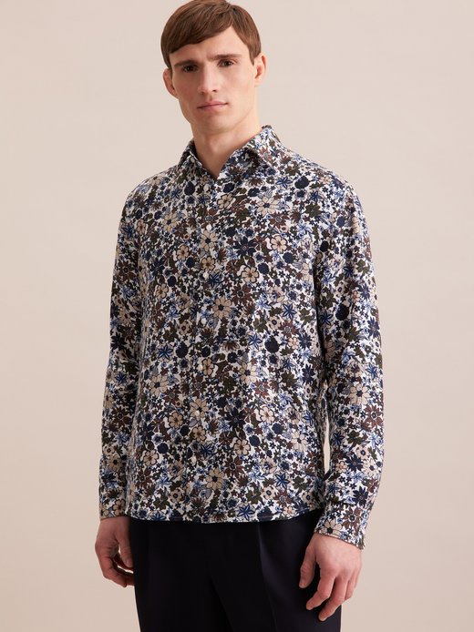 Herren Business Hemd - Floral