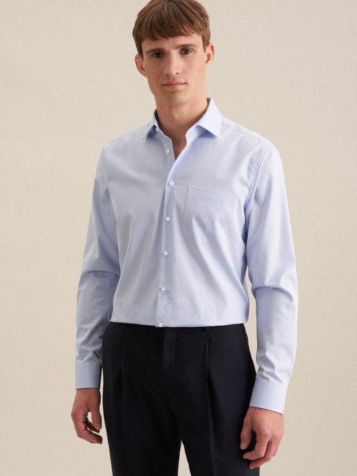 Herren Business Hemd - Karo