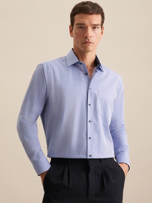 Herren Business Hemd - Karo