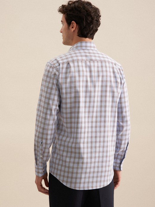 Herren Business Hemd - Karo