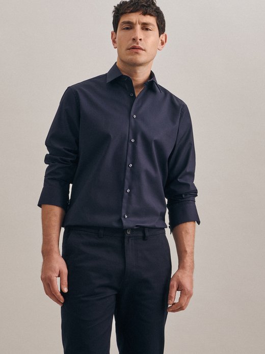 Herren Business Hemd - Shaped Fit