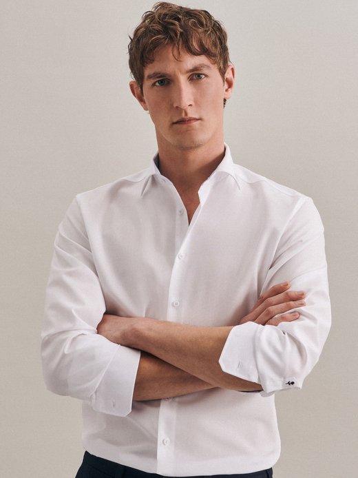 Herren Business Hemd - Shaped Fit