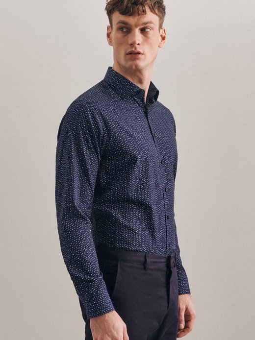 Herren Business Hemd - Shaped Fit