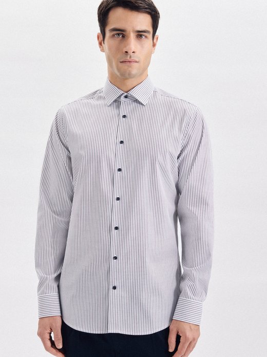 Herren Business Hemd - Shaped Fit