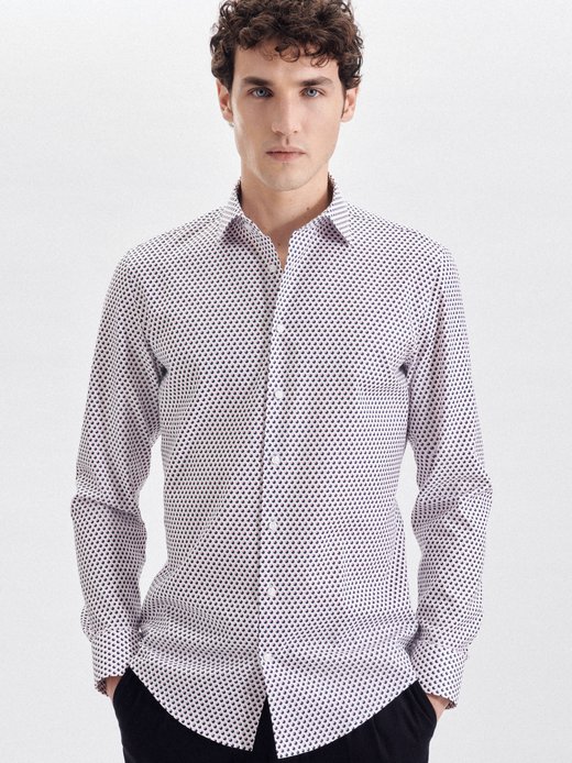 Herren Business Hemd - Shaped Fit