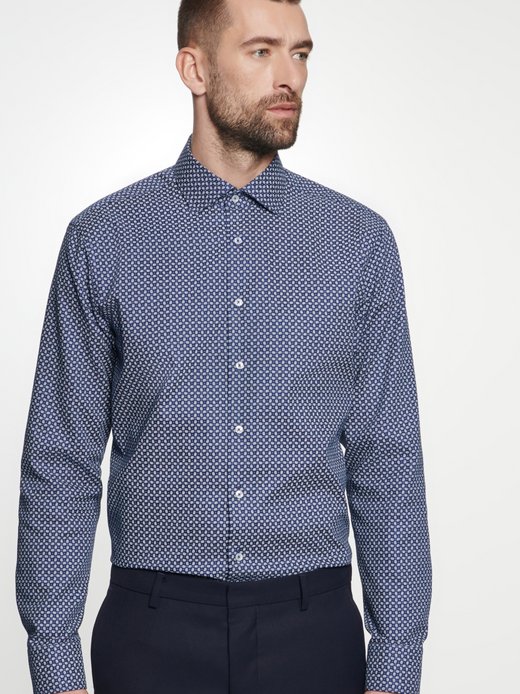 Herren Business Hemd - Shaped Fit