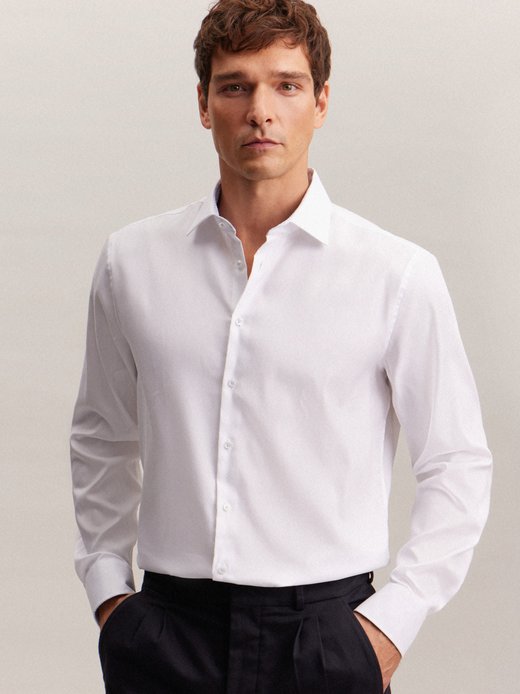 Herren Business Hemd - Shaped Fit