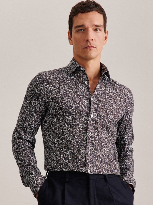 Herren Business Hemd - Shaped Fit