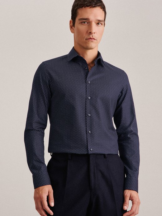 Herren Business Hemd - Shaped Fit