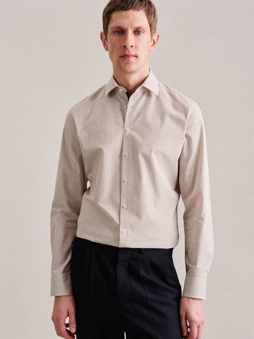 Herren Business Hemd - Shaped Fit