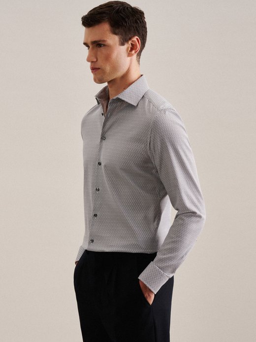 Herren Business Hemd - Shaped Fit