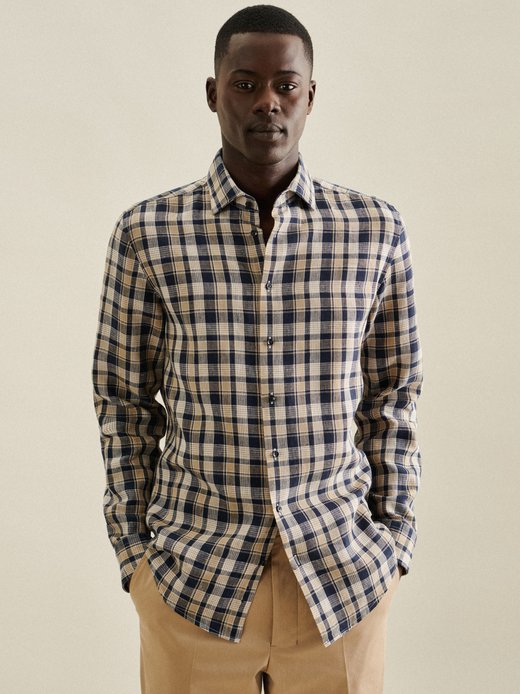 Herren Business Hemd - Shaped Fit