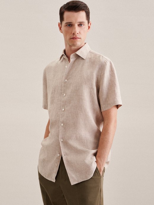 Herren Business Hemd - Shaped Fit
