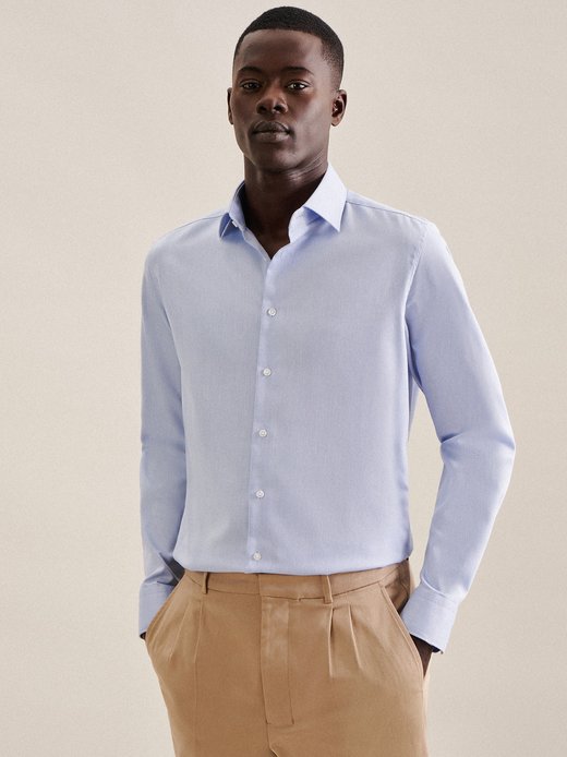 Herren Business Hemd - Shaped Fit