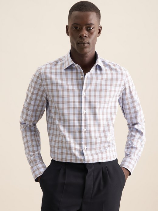 Herren Business Hemd - Shaped Fit