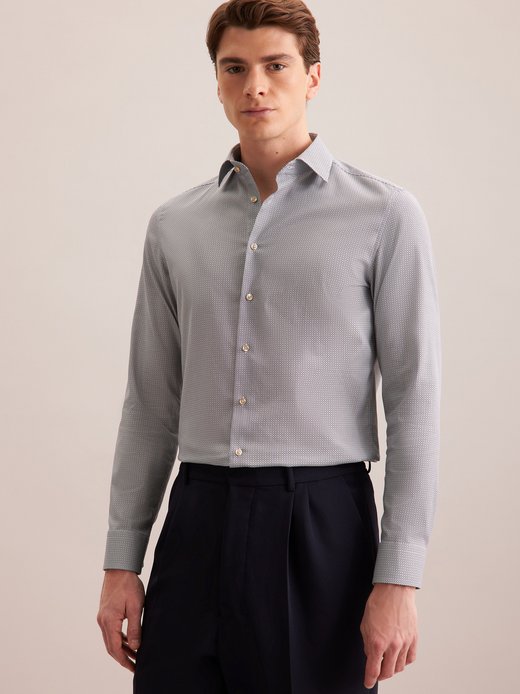 Herren Business Hemd - Shaped Fit