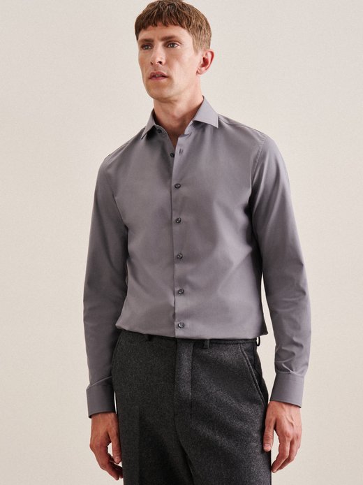 Herren Business Hemd - Slim Fit