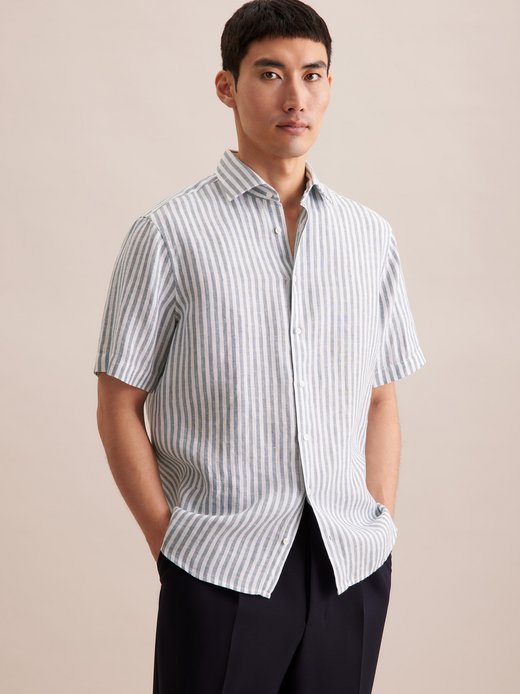 Herren Business Hemd - Streifen