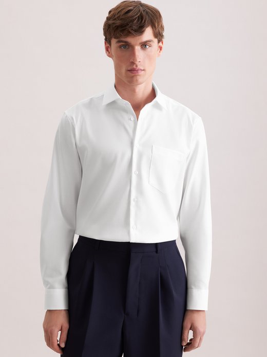 Herren Business Hemd - Uni