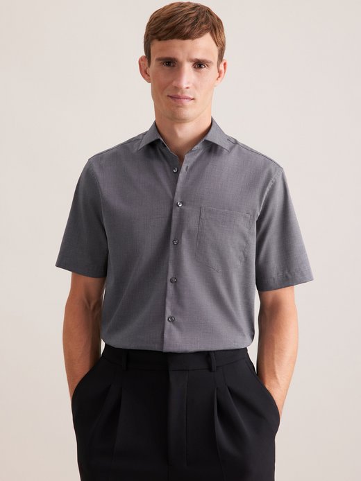 Herren Business Hemd - Uni