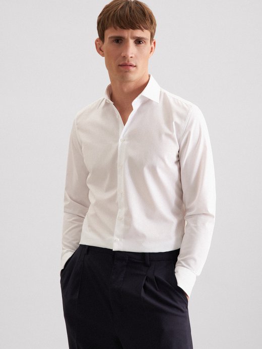 Herren Business Hemd - Uni