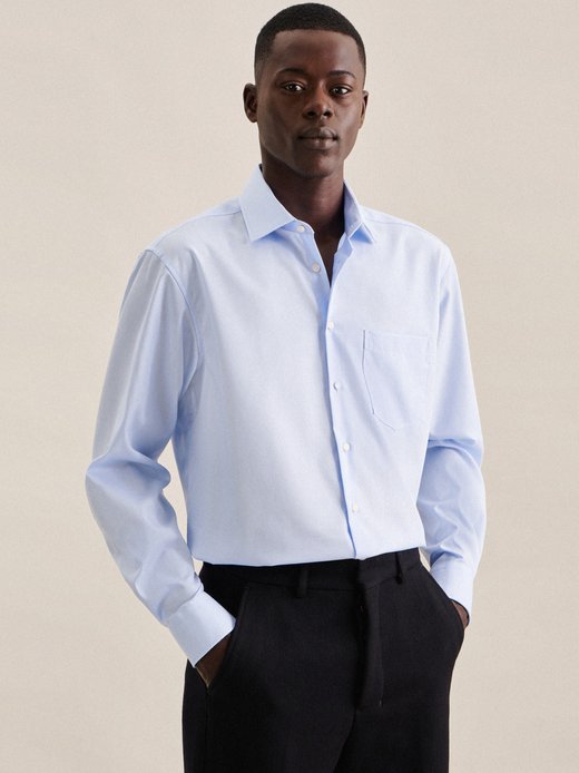 Herren Business Hemd - Uni