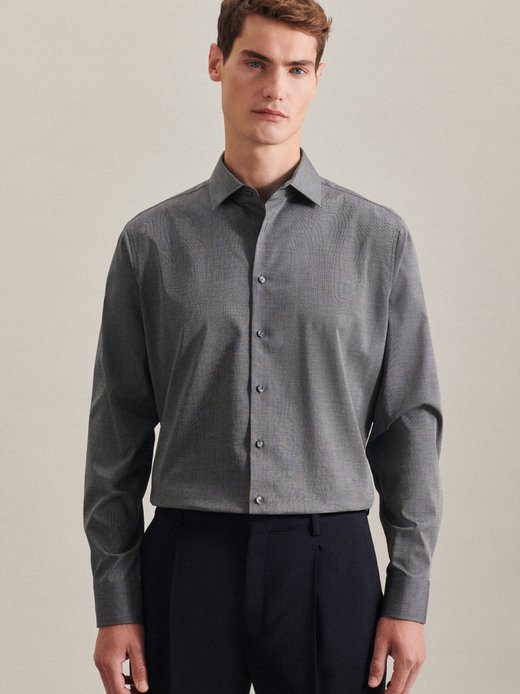 Herren Business Hemd - Uni