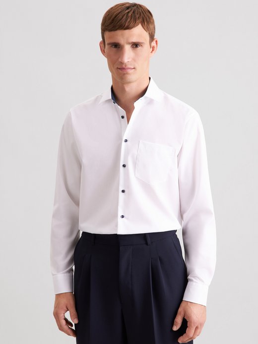 Herren Business Hemd - Uni