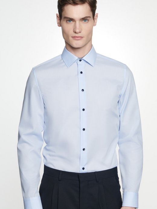 Herren Business Hemd - Uni