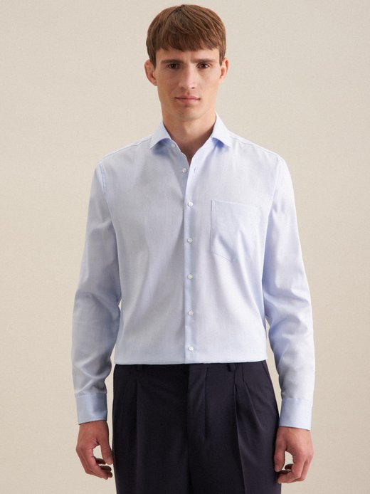 Herren Business Hemd - Uni